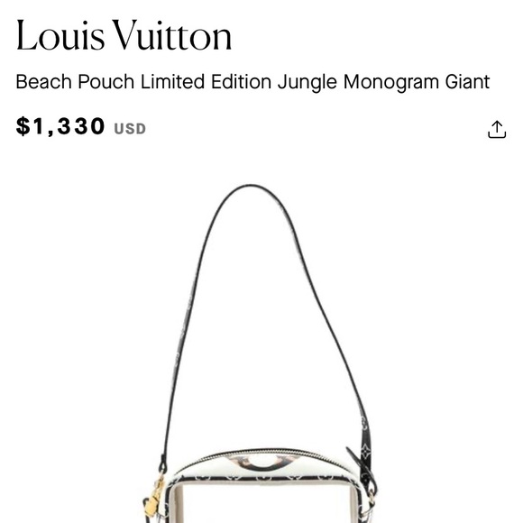 LOUIS VUITTON Beach Pouch limited ed! - Picture 5 of 5